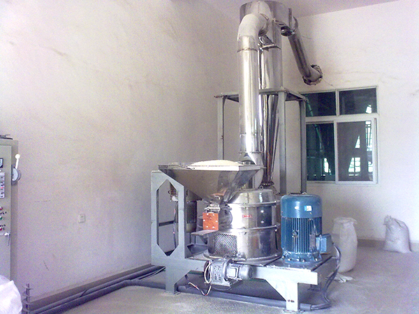 邢台某食品公司采购120目大米超微粉碎机