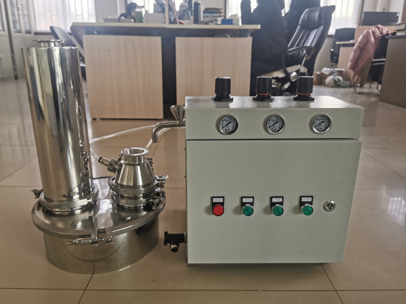 湖南某药厂采购西药超微粉碎设备-MQP-Lab圆盘式气流磨