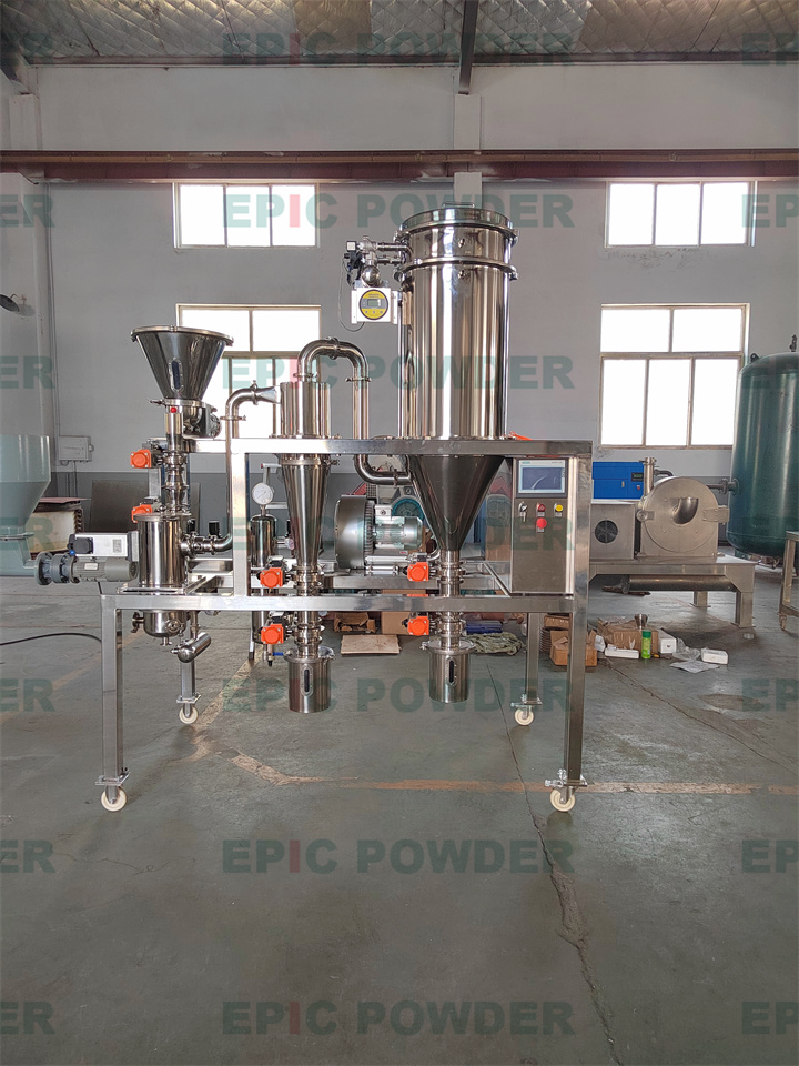 小产量圆盘式气流粉碎机